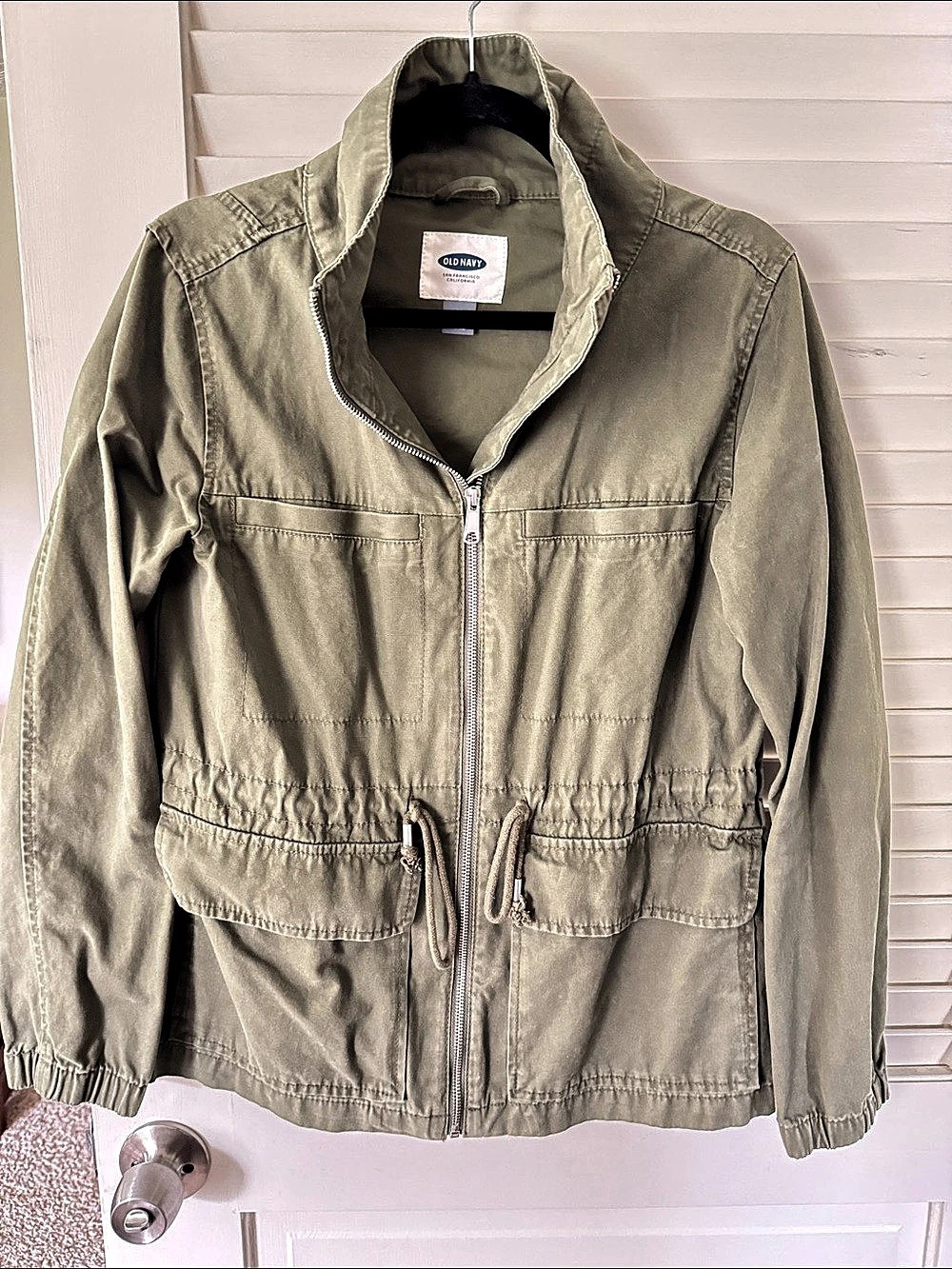 Old Navy Women's Utility Jacket Green Size Medium